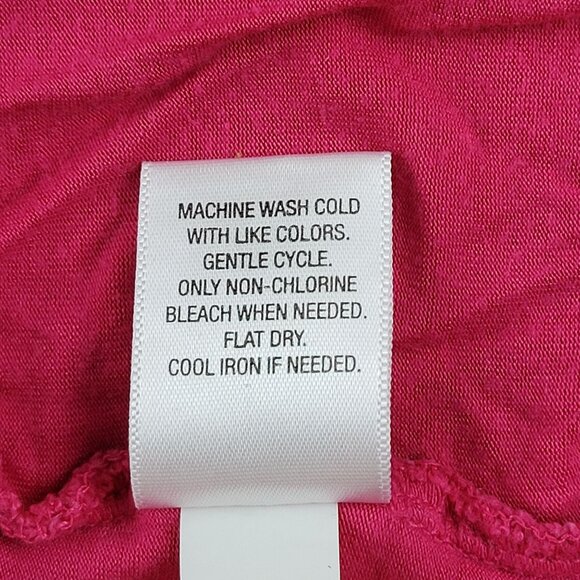 Croft & Barrow Womens Top Dressy Fuchsia Pink Blouse Size XL JH1642089 - Picture 4 of 5